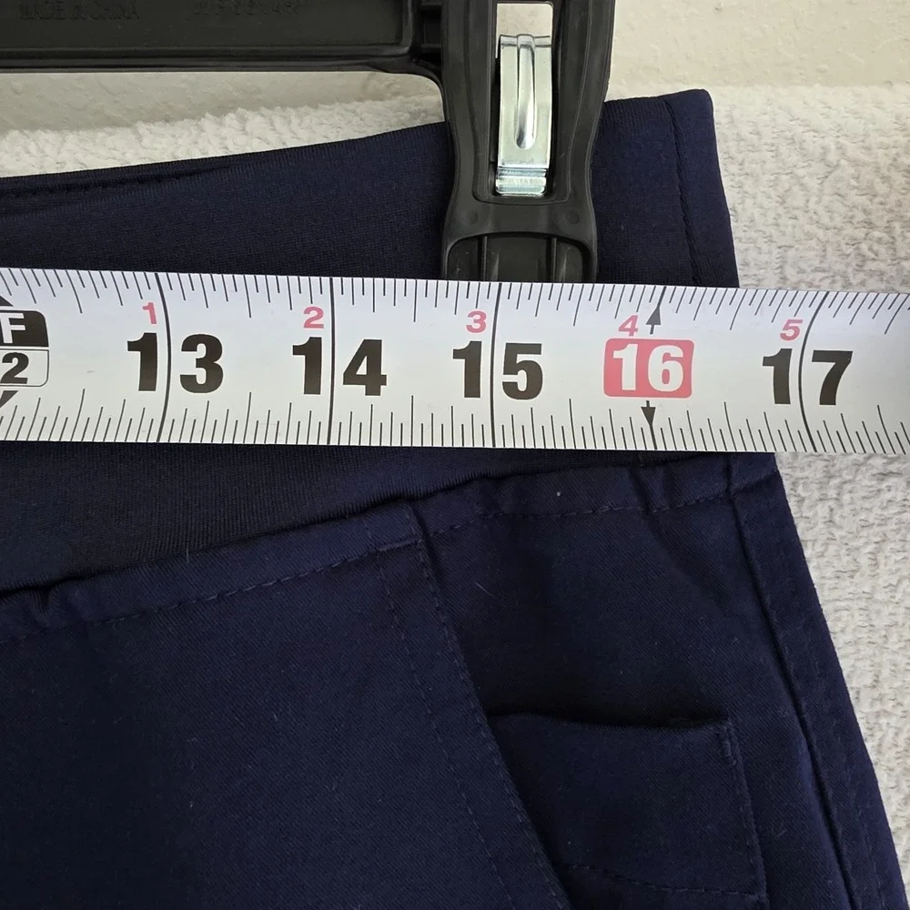 FIGS‎ Scrub Pants Navy Blue L Technical Collection Drawstring Pockets